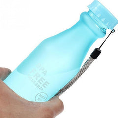 Plastic Frosted Leak-proof Cup Portable Water Bottle - Campingistrie