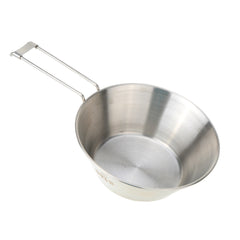 Stainless Steel Bowl with Foldable Handle