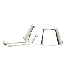 Stainless Steel Bowl with Foldable Handle - Campingistrie