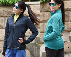 Thermal Running Stand Collar Long-sleeve