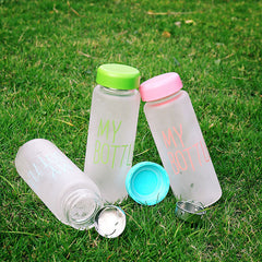 Frosted Leak-proof Cup Portable Water Bottle