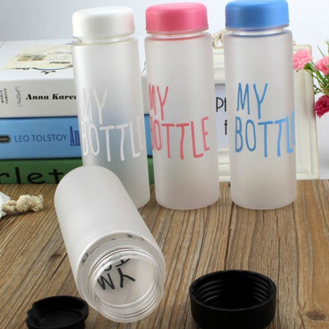 Frosted Leak-proof Cup Portable Water Bottle