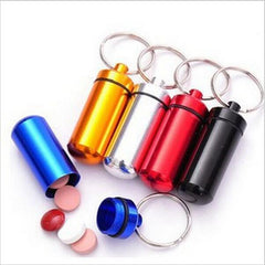 Camping Capsule Aluminum Medicine Bottle