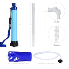 Camping Straw Water Filter Drinking Water