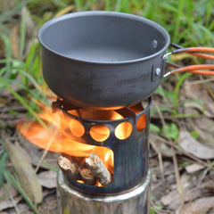 Portable Stainless Steel Wood Stove