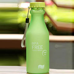 Plastic Frosted Leak-proof Cup Portable Water Bottle